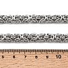 Tarnish Resistant 304 Stainless Steel Necklace Men's Byzantine Chain Necklaces NJEW-H411-26-4