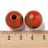 Printed Wood European Beads WOOD-G022-13A-3