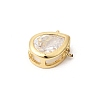 Brass Micro Pave Cubic Zirconia Pendants KK-K419-03G-03-2