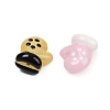 Baking Paint Glass Enamel Beads LAMP-R004-07C-3