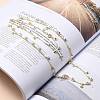 Star with Evil Eye Charm Necklace & Bracelet Jewelry Sets SJEW-JS01131-4