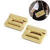 Zinc Alloy Bag Twist Lock Accessories PW-WG472E2-01-1