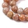 Natural Orange Quartz Beads Strands G-P551-A01-02-4