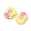 Princess Food Grade Silicone Focal Beads SIL-A008-05A-2