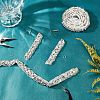 1 Yard Glass Crystal Hotfix Rhinestone Trimming DIY-FG0003-39-6
