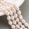 Natural Cultured Freshwater Pearl Beads Strands PEAR-P062-15C-2