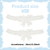 Polyester Lace Elastic Bridal Garters AJEW-WH0007-29-2