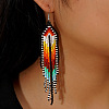 Bohemian Style Handmade Tassel Dangle Earrings FT8532-3