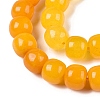 Dyed Natural White Jade Beads Strands G-T138-S19-3