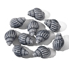 10Pcs Handmade Printed Porcelain Beads PORC-YW0001-26F-1
