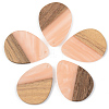 Opaque Resin & Walnut Wood Pendants LS-RESI-S389-010A-C02-1