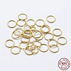 925 Sterling Silver Saw Cut Open Jump Rings STER-F036-02G-0.6x6mm-4
