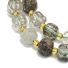 Natural Lodolite Quartz Beads Strand G-I376-D05-01-3