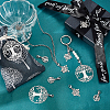 Unicraftale 18Pcs 3 Style 304 Stainless Steel Tree of Life Pendant Decorations HJEW-UN0001-02-3