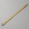 Blank PU Leather Cord Bracelet with Alloy Clasps X1-AJEW-TAC0041-01B-05-1
