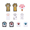 Mega Pet 20Pcs 10 Style Computerized Embroidery Cloth Self Adhesive Patches DIY-MP0001-06-1