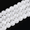 Baking Paint Glass Beads Strands DGLA-N015-8mm-01-1
