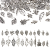 88Pcs 22 Style Autumn Theme Tibetan Style Alloy Pendants TIBEP-TA0001-33-9