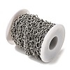 304 Stainless Steel Oval Link Chains CHS-C018-02A-P-2