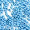 Baking Paint Glass Seed Beads SEED-A032-02G-3