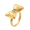 304 Stainless Steel Glass Finger Rings RJEW-Q012-22G-4