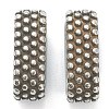 304 Stainless Steel Slide Charms/Slider Beads STAS-I181-025B-AS-1