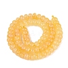 Imitation Jade Crackle Glass Beads Strands GLAA-Q108-05A-A09-2