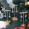 DIY Christmas Snowflake Dangle Earring Making Kits DIY-SC0019-34-5