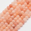 Natural Pink Aventurine Beads Strands G-N0185-04-3mm-1