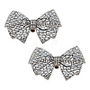 Bowknot Rhinestone Shoe Decoration DIY-WH0430-522C-1