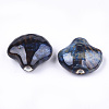 Handmade Porcelain Beads X-PORC-S498-36A-3