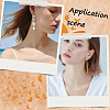 6 Pairs 2 Colors Brass Micro Pave Cubic Zirconia Stud Earring Findings ZIRC-BBC0003-24A-4