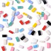 100Pcs 12 Styles 2-Hole Glass Seed Beads SEED-FS0001-43-3