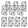 15Pcs Football Pattern Paper Bakery Bags ABAG-TA0002-32B-1