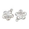 304 Stainless Steel Pendant Rhinestone Settings SA-CBA1839-16P-2