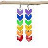 Alloy Acrylic Dangle Earrings FS-WG36A43-02-1