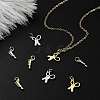 8Pcs 4 Styles Brass Pendants KK-CJ0004-13-6