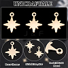 30Pcs Brass Charms KK-UN0002-11-5