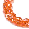 Transparent Electroplate Glass Beads Strands LS-EGLA-N013-T6mm-B09-3
