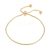 Adjustable 304 Stainless Steel Snake Chain Slider Bracelets for Women BJEW-D460-03G-5