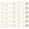 42Pcs 7 Style Brass Charms KK-PH0002-50-1