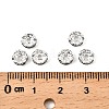 Brass Rhinestone Spacer Beads RB-A014-L6mm-02S-2