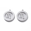 Non-Tarnish 304 Stainless Steel Pendants STAS-L249-002E-1