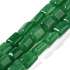 Dyed Natural Malaysia Jade Beads Strands G-G085-A05-01-1