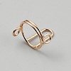 10Pcs Brass False Nail Rings RJEW-WH0014-32A-1