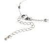 Handmade Brass Satellite Chain Bracelets Making Accessories X-AJEW-JB01025-01-4