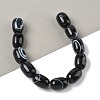 Natural Banded Agate/Striped Agate(Dyed & Heated) Beads Strands G-H324-01H-2