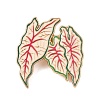 Caladium Leaf Enamel Pin AL-CBAA14E-02D-KCG-1