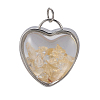 Natural Citrine Chips Pendants G-A176-B02-1