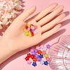 240Pcs 10 Colors Transparent Acrylic Beads MACR-YW0001-89-5